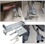 Imagen de TRANCA TRABA DE SEGURIDAD ANTI ROBO PARA PEDAL CON LLAVE